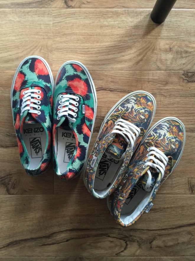 【上手玩】我的 KENZO 情结:KENZO x Vans 联名老鞋-Vans爱好者