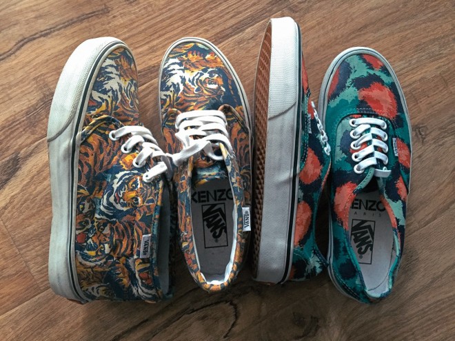 【上手玩】我的 KENZO 情结:KENZO x Vans 联名老鞋-Vans爱好者