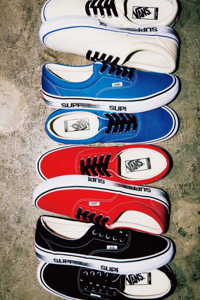 Supreme x Vans Era 全新联名预览-Vans爱好者