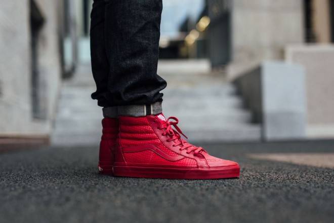 #上脚照 Vans Sk8-Hi Reissue 