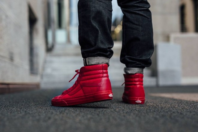 #上脚照 Vans Sk8-Hi Reissue 