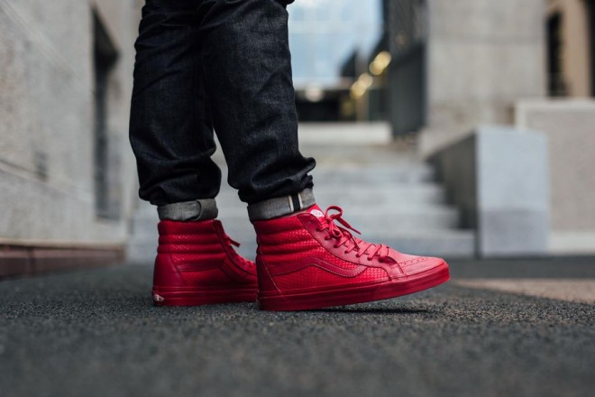 #上脚照 Vans Sk8-Hi Reissue 