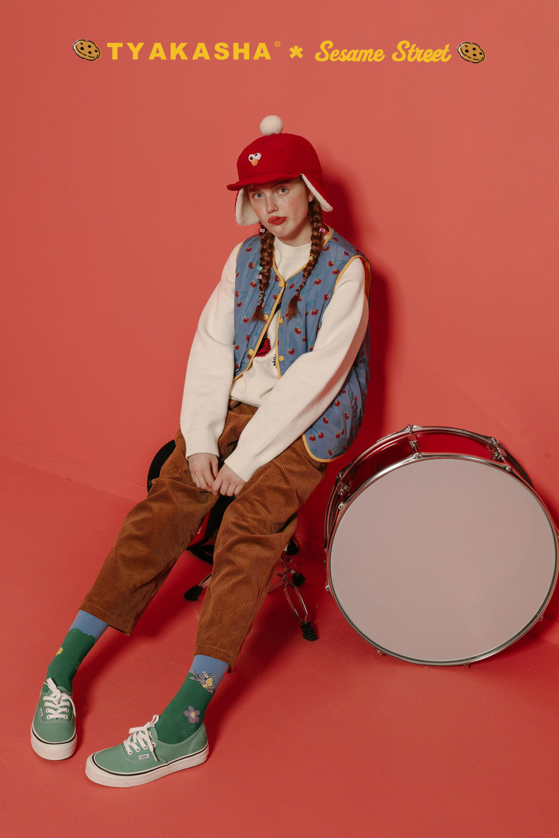 用 Authentic 演绎可爱童真,塔卡沙 TYAKASHA x 芝麻街 Lookbook-Vans爱好者