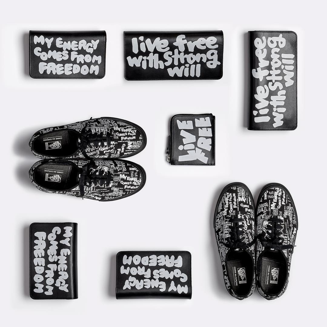 COMME des GARÇONS x Vans Vault OG Authentic LX 联名鞋款-Vans爱好者