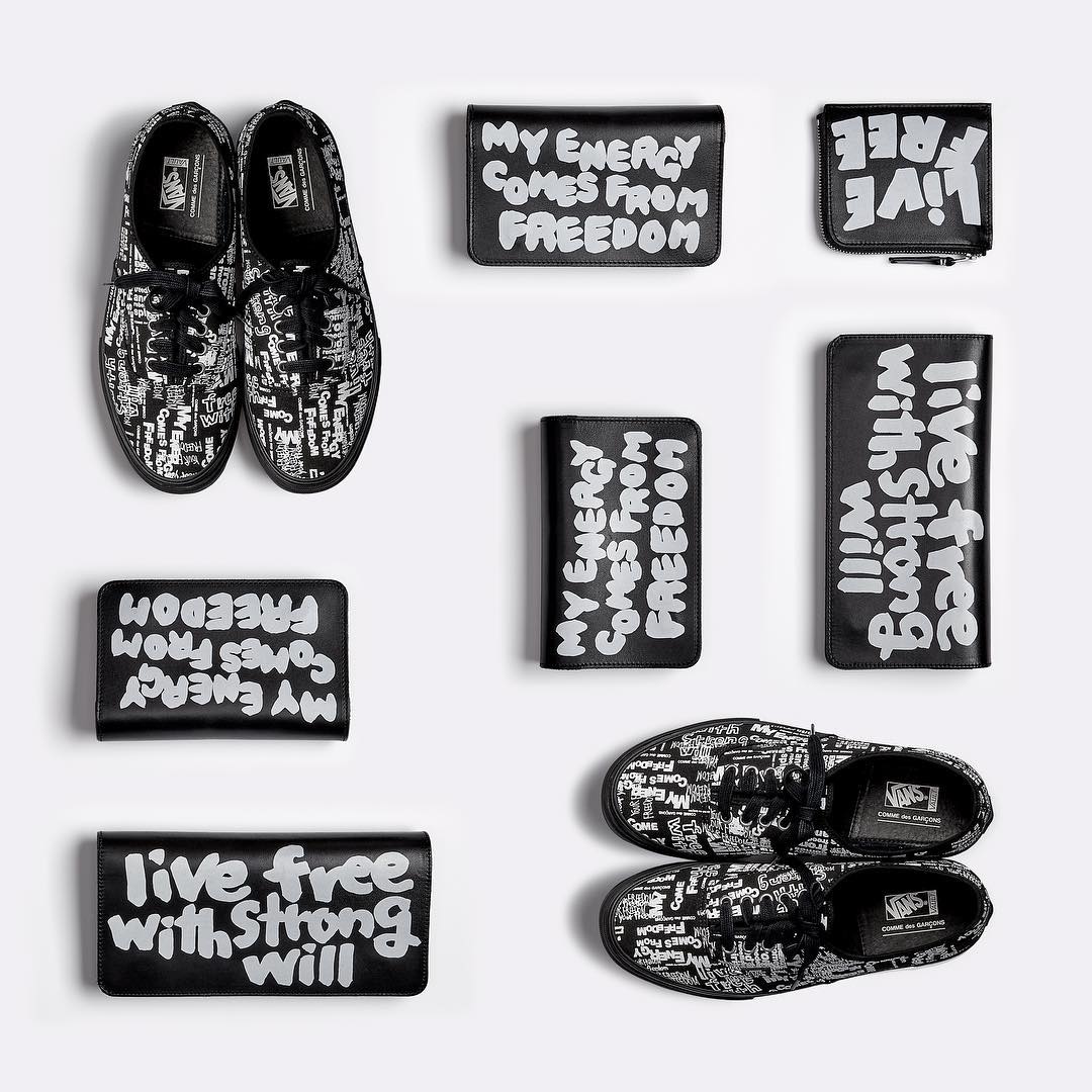 COMME des GARÇONS x Vans Vault OG Authentic LX 联名鞋款-Vans爱好者