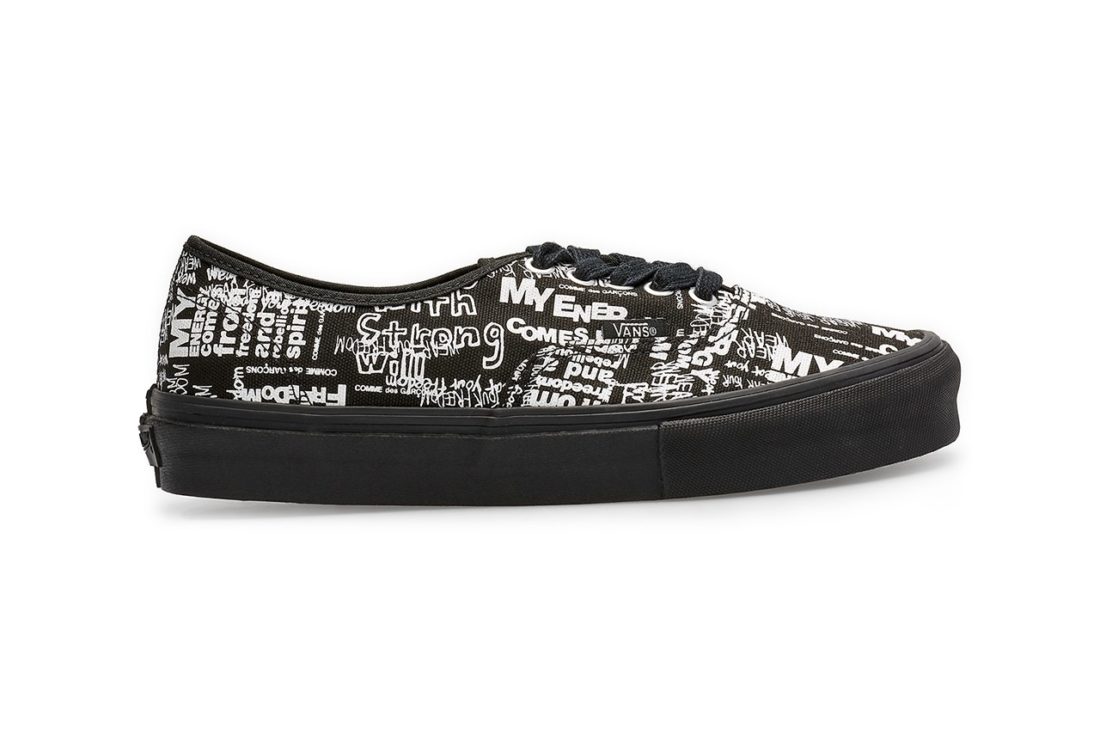 COMME des GARÇONS x Vans Vault OG Authentic LX 联名鞋款-Vans爱好者