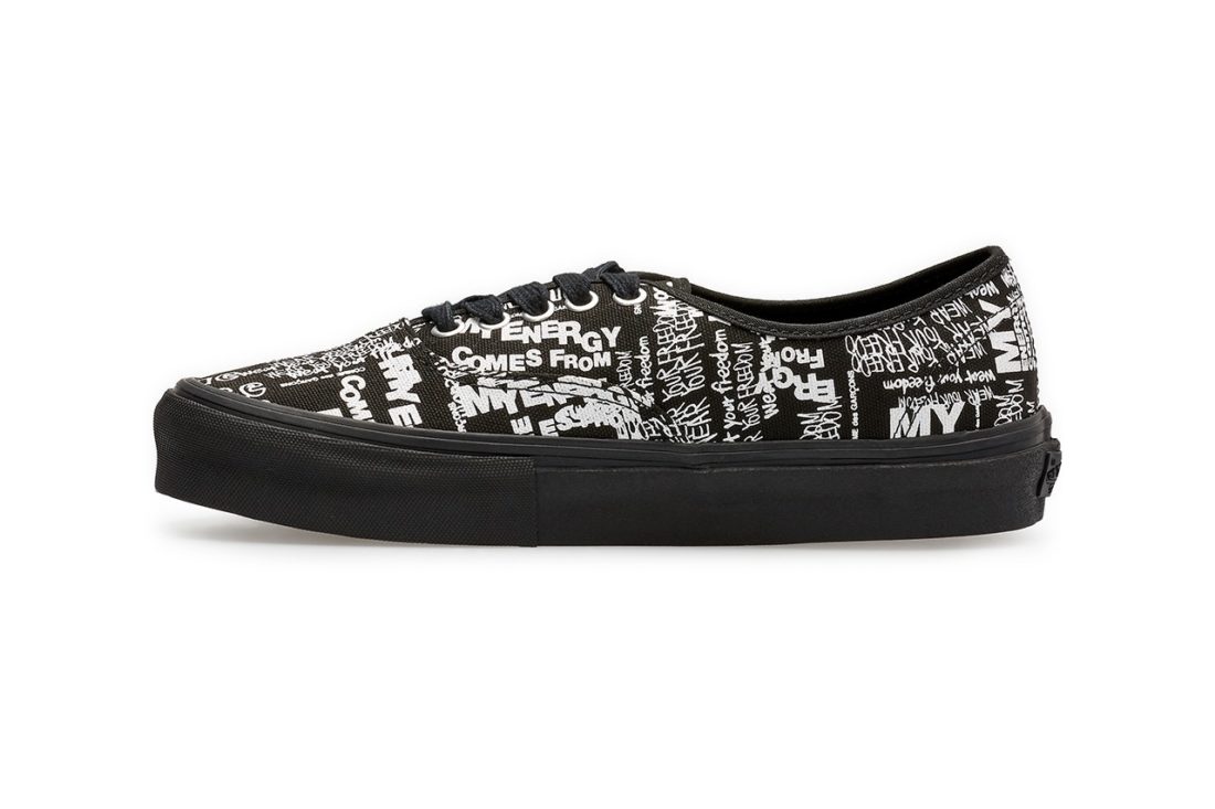 COMME des GARÇONS x Vans Vault OG Authentic LX 联名鞋款-Vans爱好者