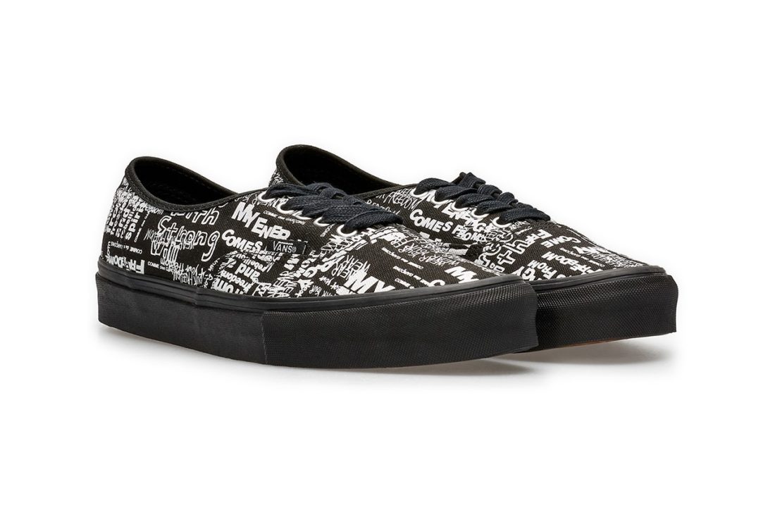 COMME des GARÇONS x Vans Vault OG Authentic LX 联名鞋款-Vans爱好者