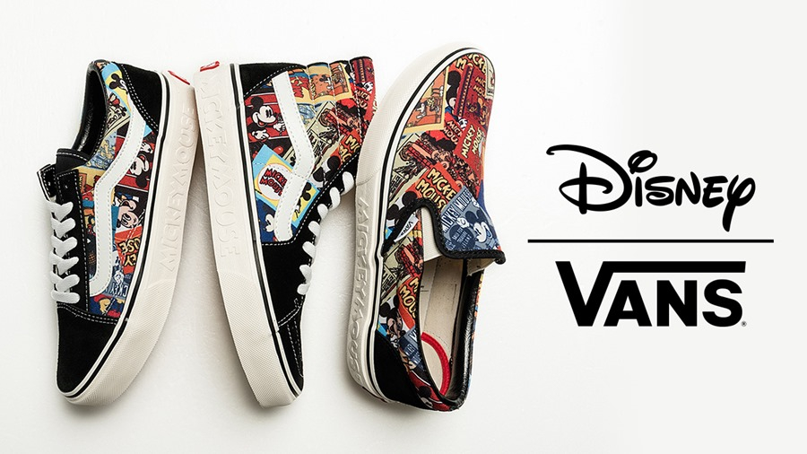 亚洲限定,Mickey Mouse x Vans Japan 米老鼠 90 周年纪念联名系列-Vans爱好者