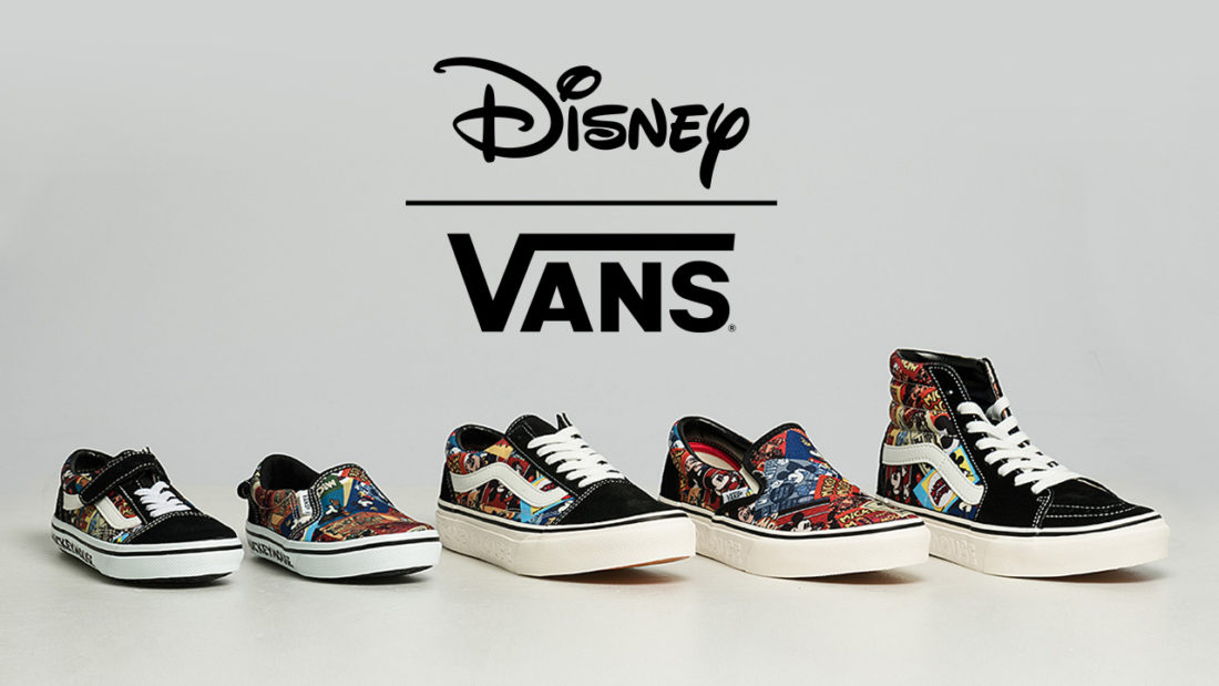 亚洲限定,Mickey Mouse x Vans Japan 米老鼠 90 周年纪念联名系列-Vans爱好者