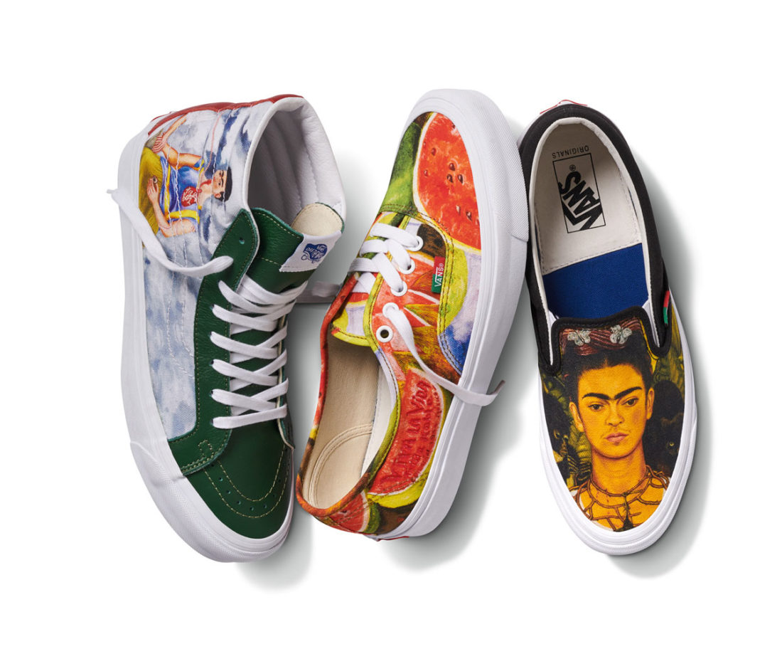 墨西哥画家 Frida Kahlo x Vans Vault 2019 联名系列-Vans爱好者